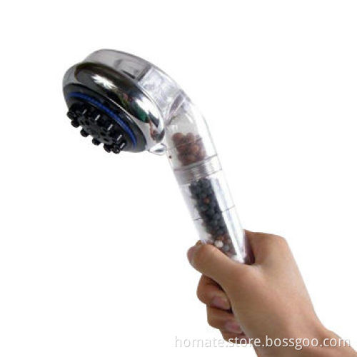 Shower filter, smooth skin, positive and negative electrons in human body